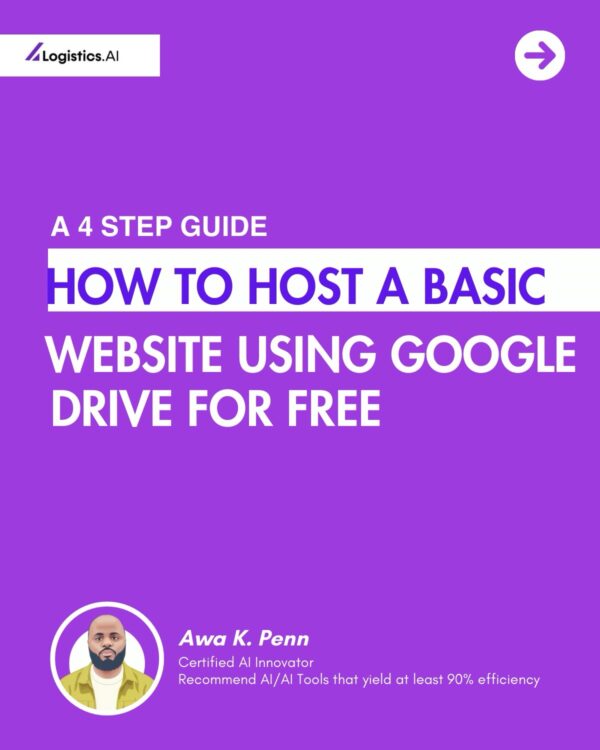 4 step guide to host a website for free